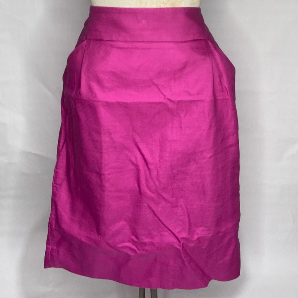 J. Crew The Pencil Skirt | Size 8 | Magenta / Pink | Pencil Skirt